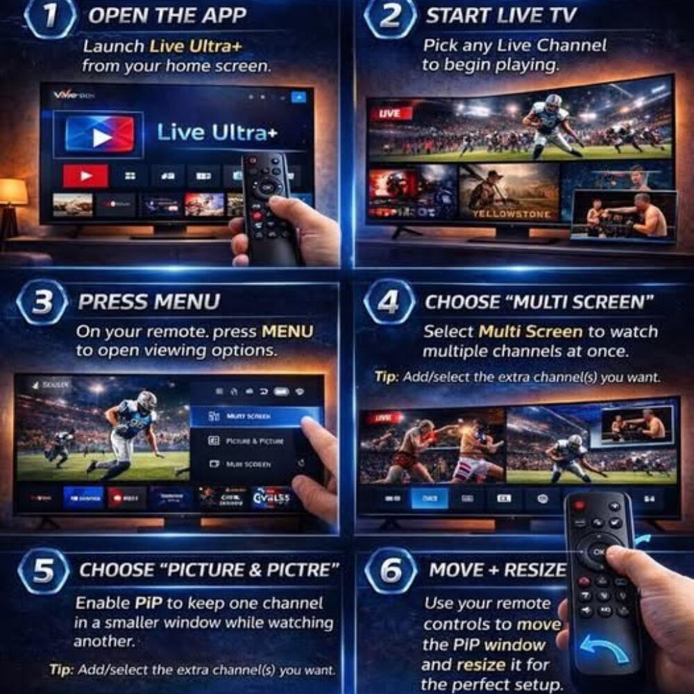 vSeeBox V6 Plus 8K Ultra HD TV Box Streaming Media | Authorized Distributor - Picture 7 of 8